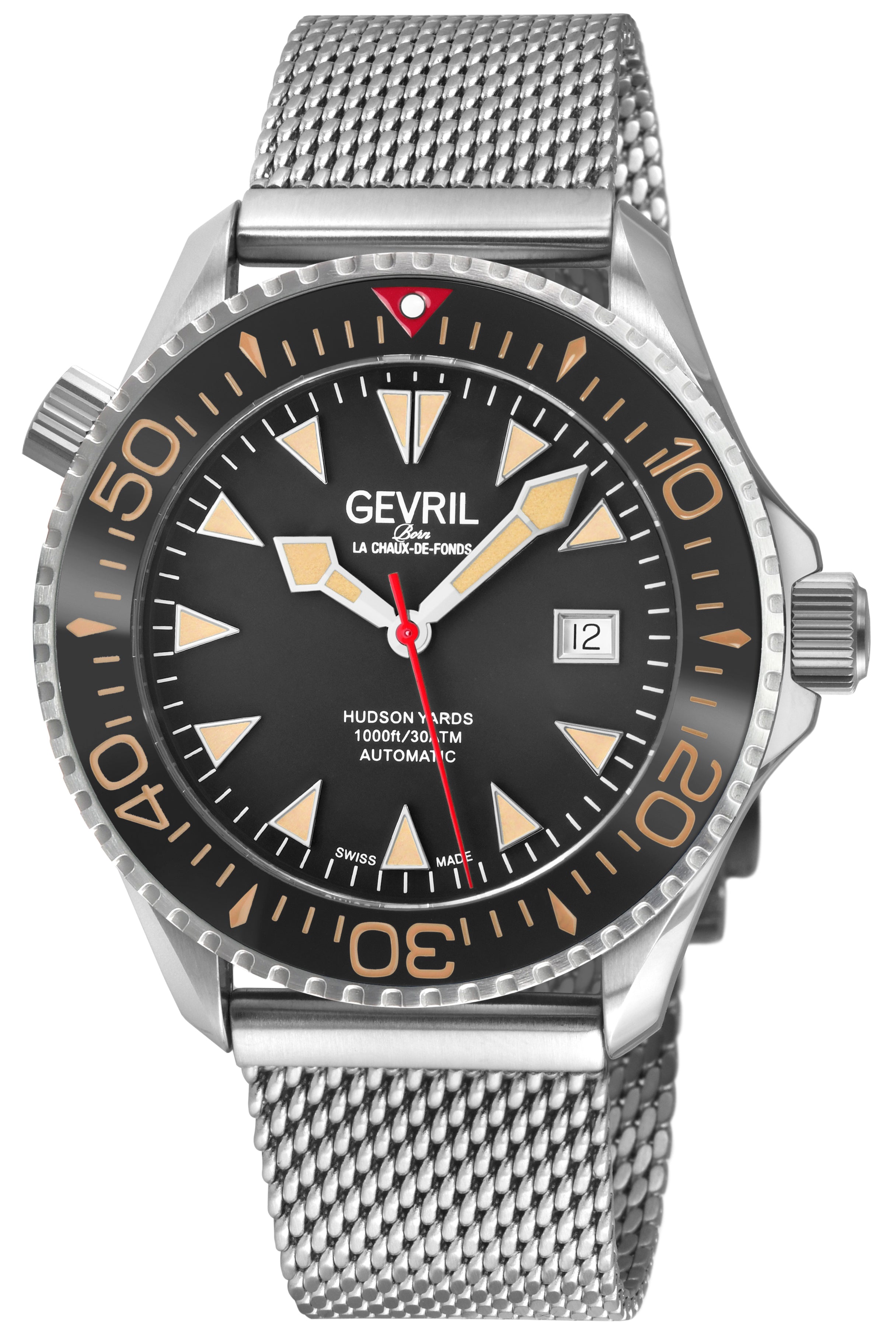 Hudson Yards Swiss Automatic SW200 - Date display Diver watch