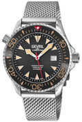 Hudson Yards Swiss Automatic SW200 - Date display Diver watch, Black Ceramic bezel, Black enamel dial with Old Radium Luminous | Black Dial
