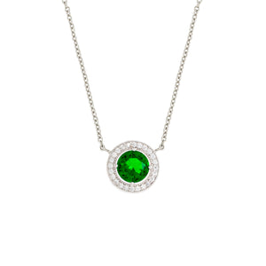 Juliet Pendant Necklace 18k White Gold