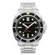 Hull Diver Black / Stainless Steel | Black Dial