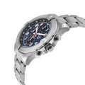 T38 GV2 Swiss Quartz Chronograph, 316L Case, Blue Enamel Dial, 316L Bracelet Blue Dial