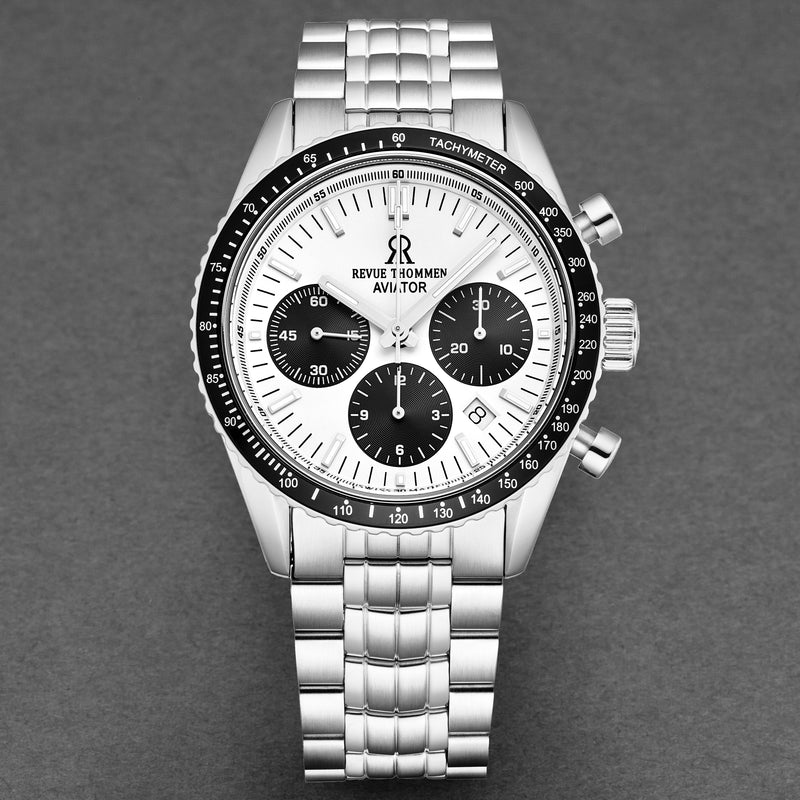 Aviator 17000.6132 / Silver | Silver Dial