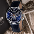 LZ 129 Hindenburg Mondphase Blue | Blue Dial