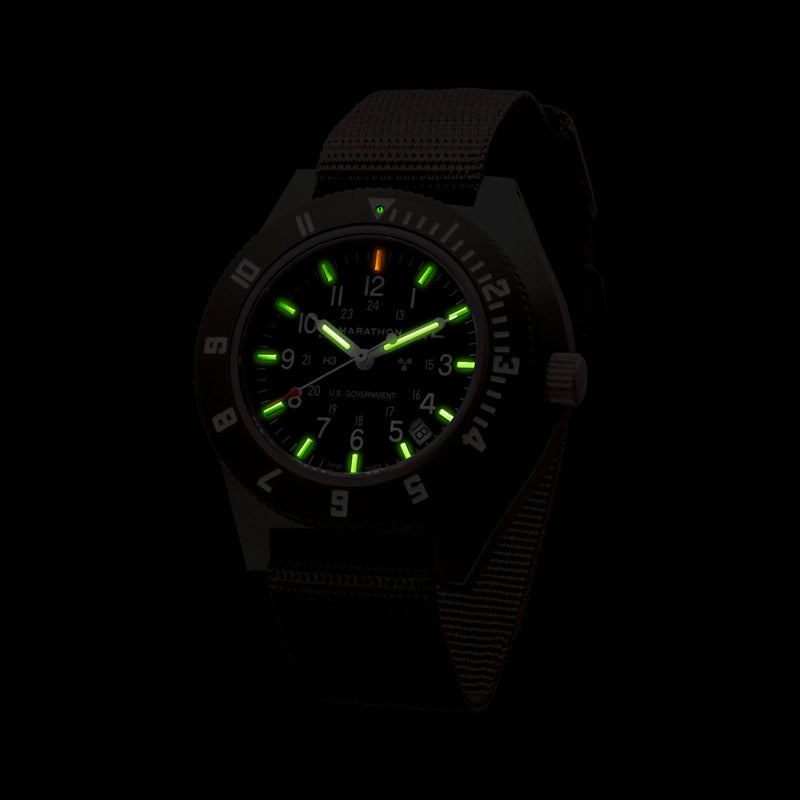 Navigator Quartz with Date Black US Gov/Nylon | Matte Black Dial