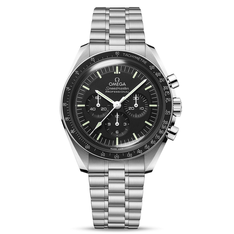 Speedmaster Moonwatch Professional Co-Axial 42mm hesalite glass | Black Dial