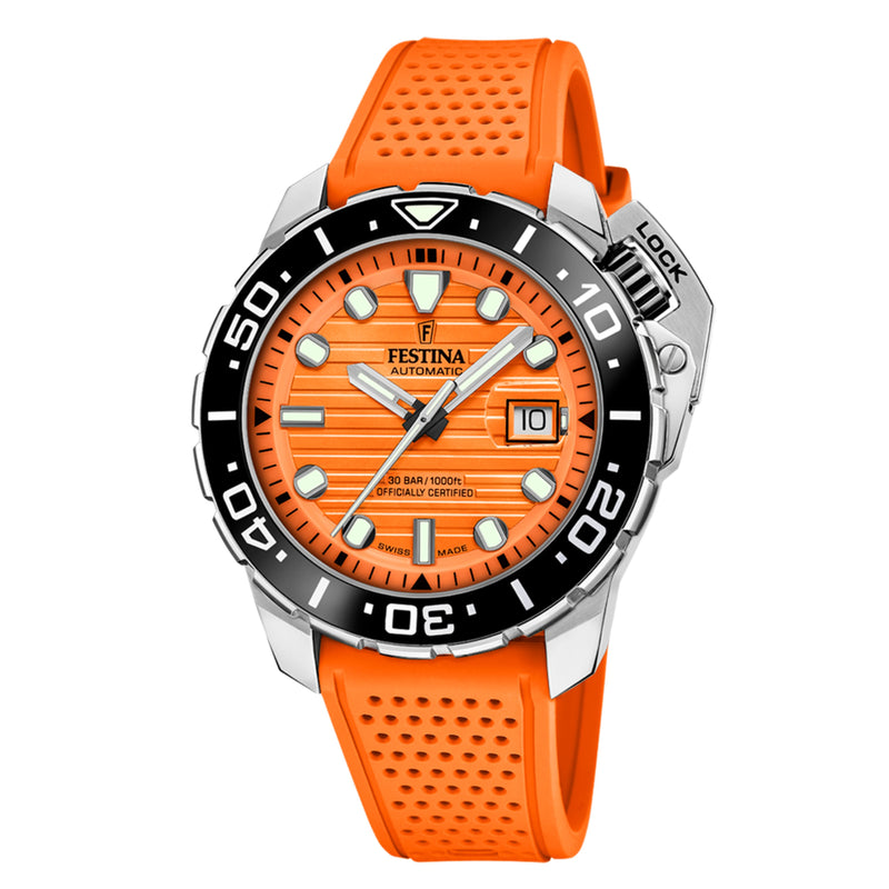 Odyssey Diver Orange / Stainless Steel | Orange Dial