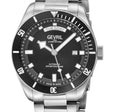 Yorkville-Diver Gevril Yorkville Sellita SW240 Swiss Automatic Diver Watch, SS Case, Black bezel, Black Dial | Black Dial