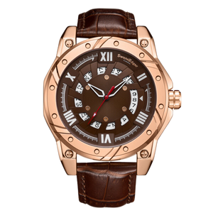 Engineer Automatic Brown  Dial / Brown Leather Strap Brown Dial