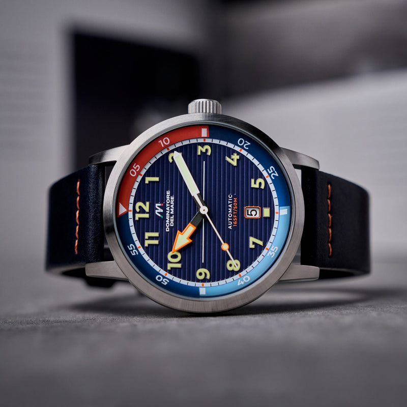 Camogli Automatic Blue / Blue Leather | Blue Dial