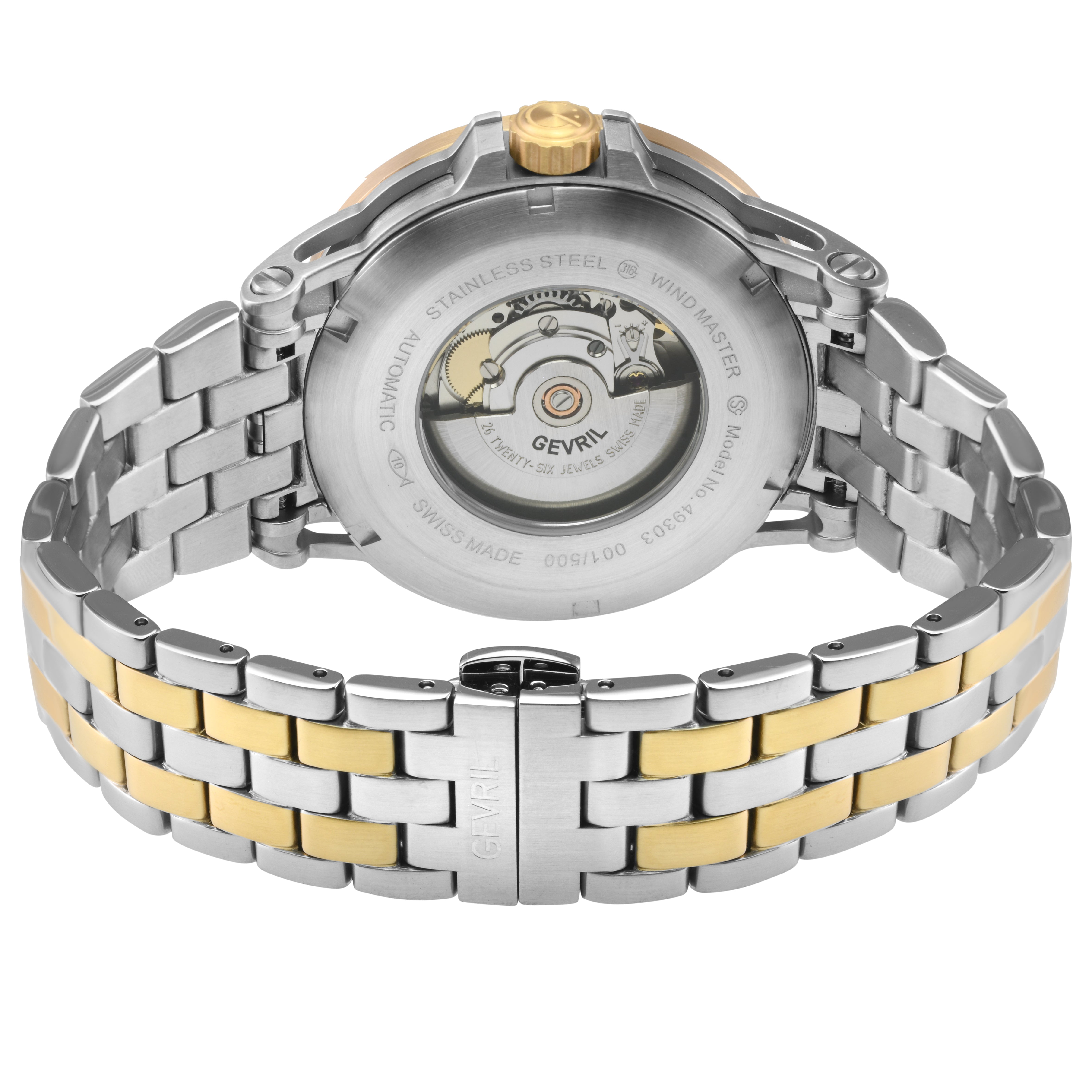 Wind Master Automatic Gevril Men's Automatic Wind Master Black