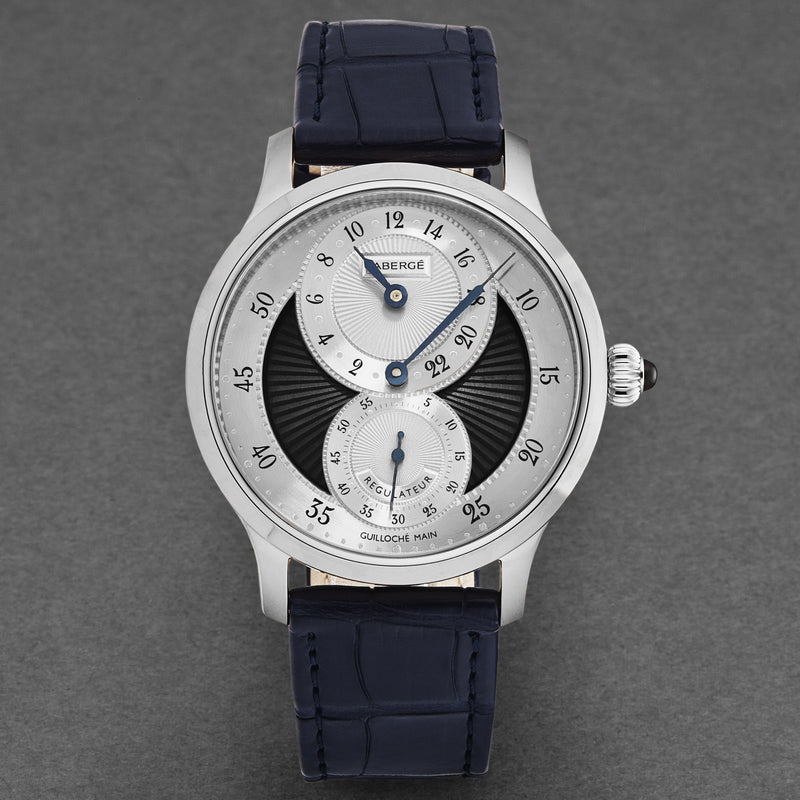 Agathon FAB-216 / Silver/Grey Enamel | Silver/Grey Enamel Dial