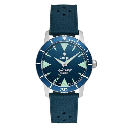 Super Sea Wolf Skin Diver Blue | Blue Dial