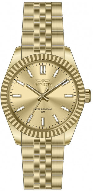 Specialty Gold Dial / Gold-Tone Stainless Steel Bracelet Gold Dial