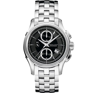 JAZZMASTER Silver/SS Black Dial
