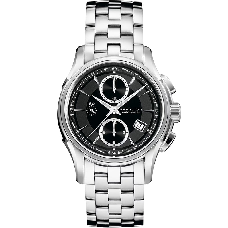 JAZZMASTER Silver/SS Black Dial