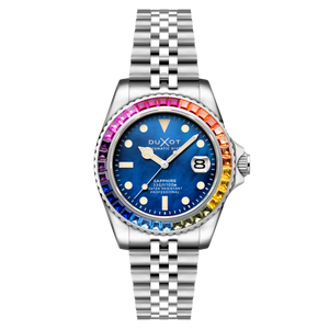Atlantica 40 Rainbow Automatic Blue / Stainless Steel | Blue Dial