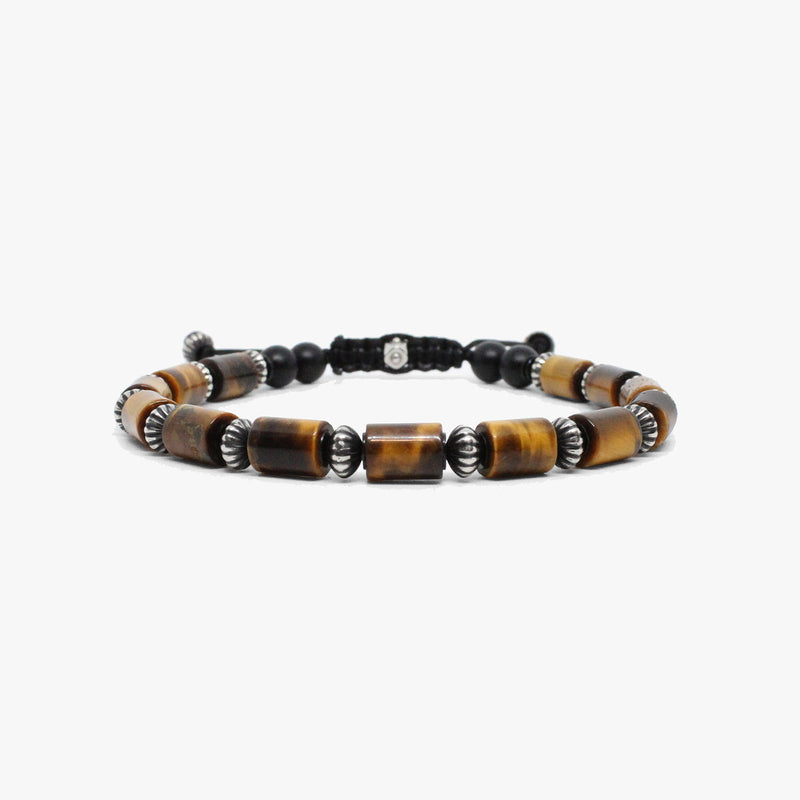 Yellow Tiger Eye Gemston, Sterling M (7.25" Wrist) |  Dial