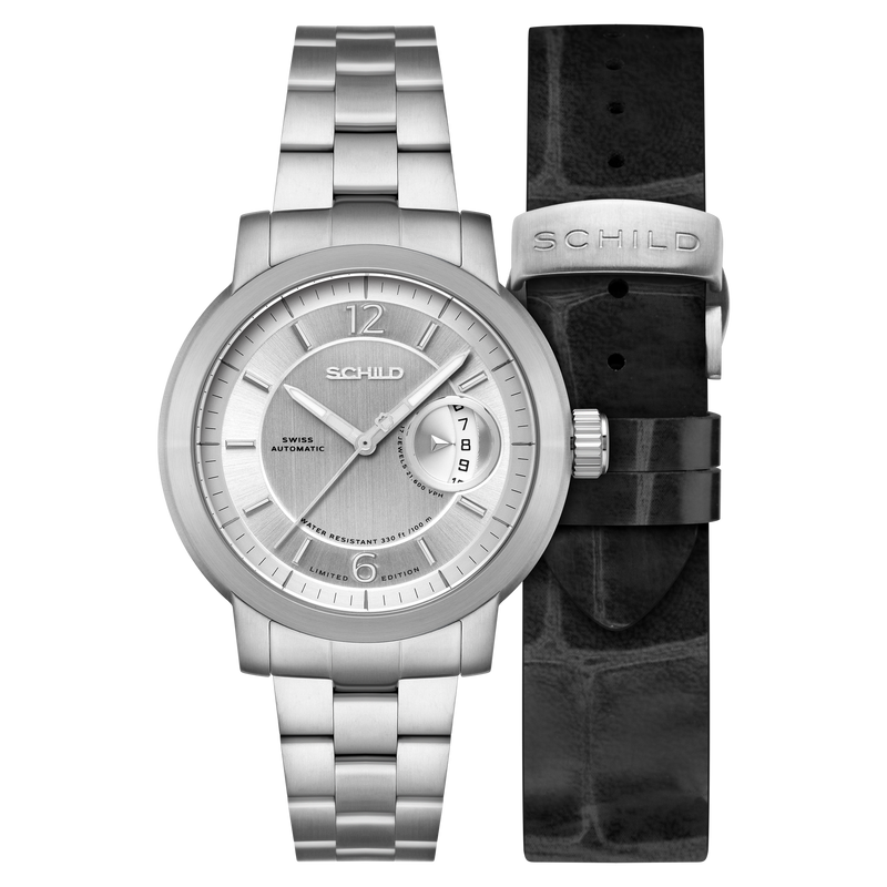 Heinrich Minimal Swiss Automatic Limited Edition Silver / Stainless Steel | Silver Dial