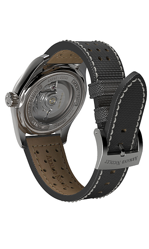 MM2 Black/canvas | Black & Orange Dial