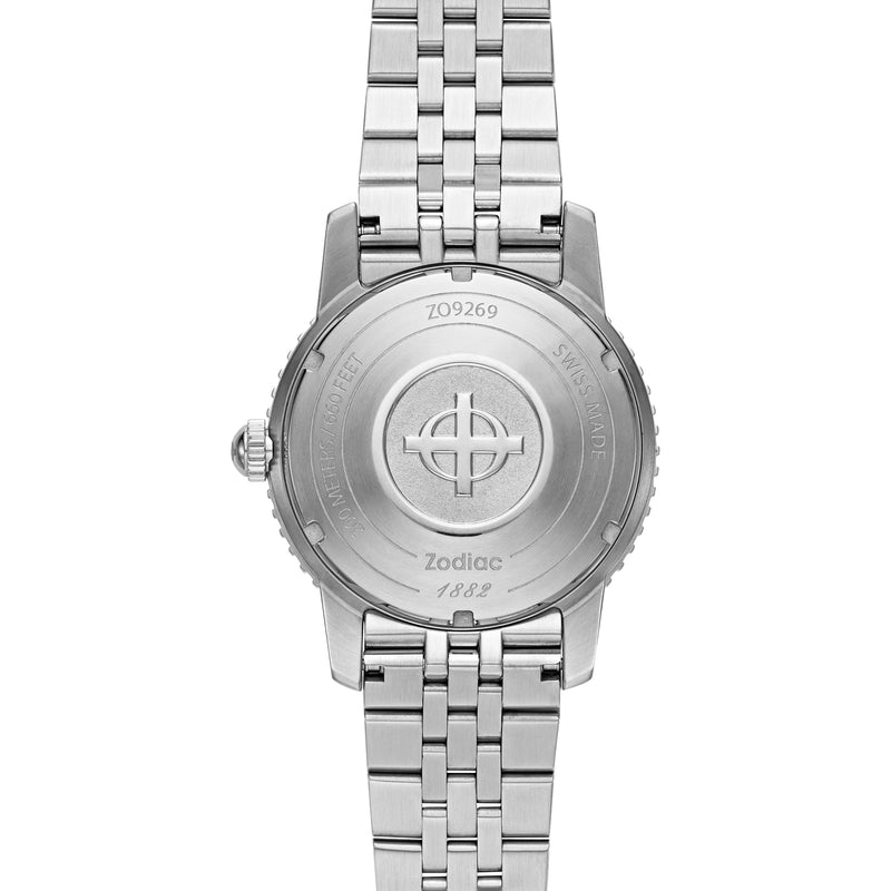 Super Sea Wolf Stainless Steel - Watermelon Dial | Silver Dial