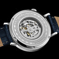 Quasar Skeleton Automatic 42mm Blue/Leather | Blue Dial