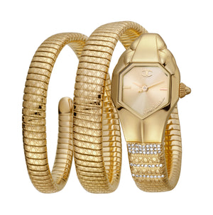 Just Cavalli 22mm / Gold / Champagne | Champagne Dial