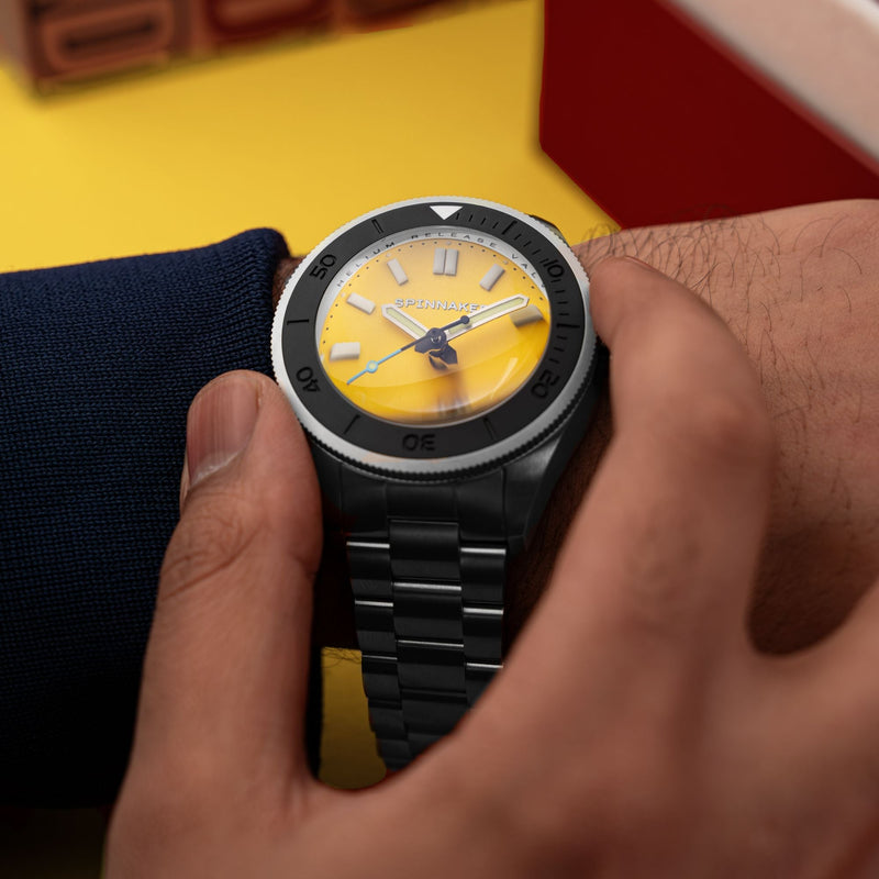 Piccard Automatic Yellow/Stainless Steel | Yellow Dial