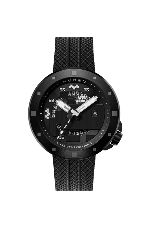 Cassini Automatic Space Invaders Limited Edition Black / Black | Black Dial