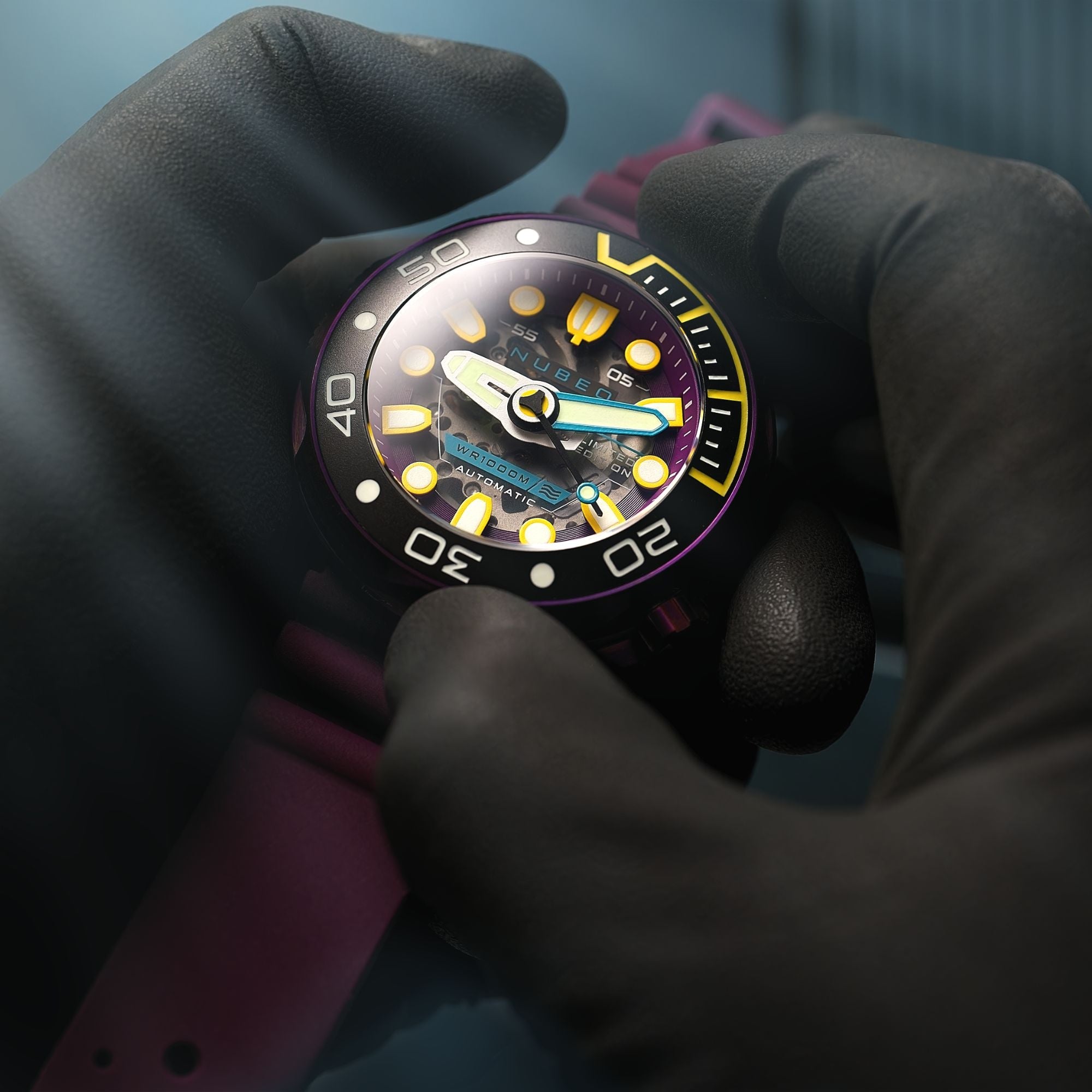 Ventana Skeleton Automatic Limited Edition Purple / Purple | Purple Dial