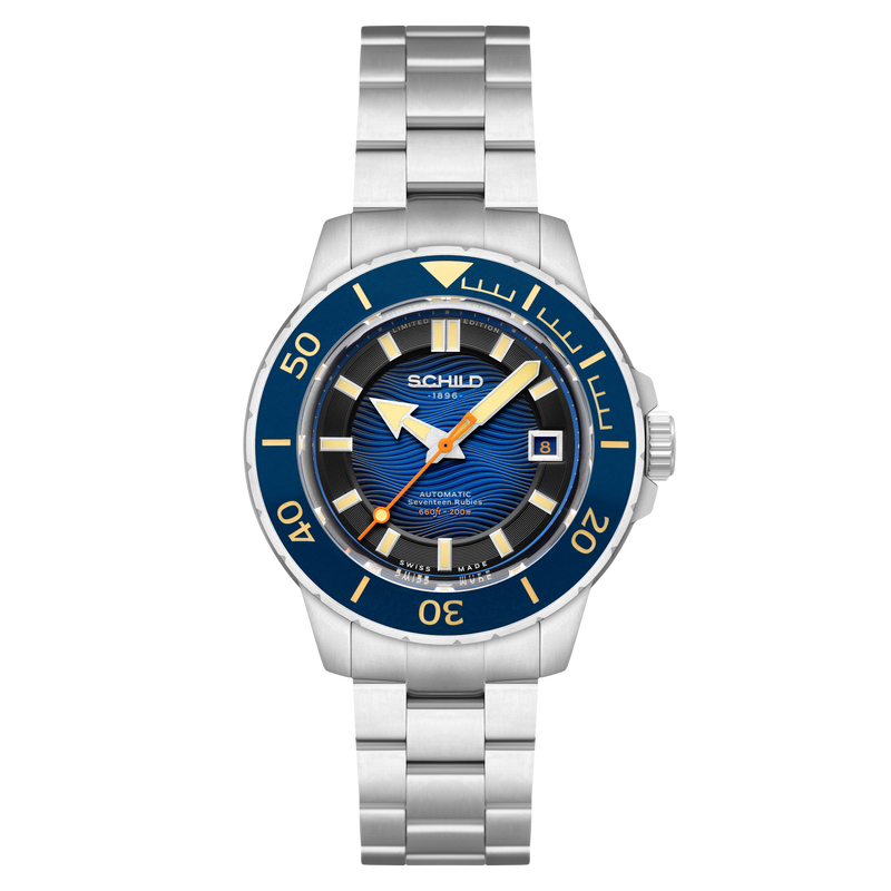 Hermann Swiss Automatic Limited Edition Blue / Stainless Steel | Blue Dial