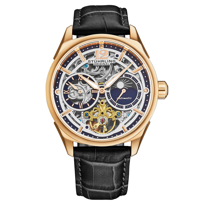 Legacy Automatic Skeleton Rose/Black | Rose Dial