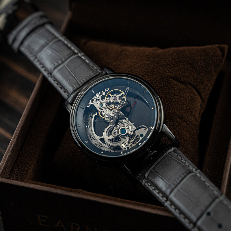 Thomas Earnshaw Fowler Bridge Automatic Grey / Leather | Grey Dial