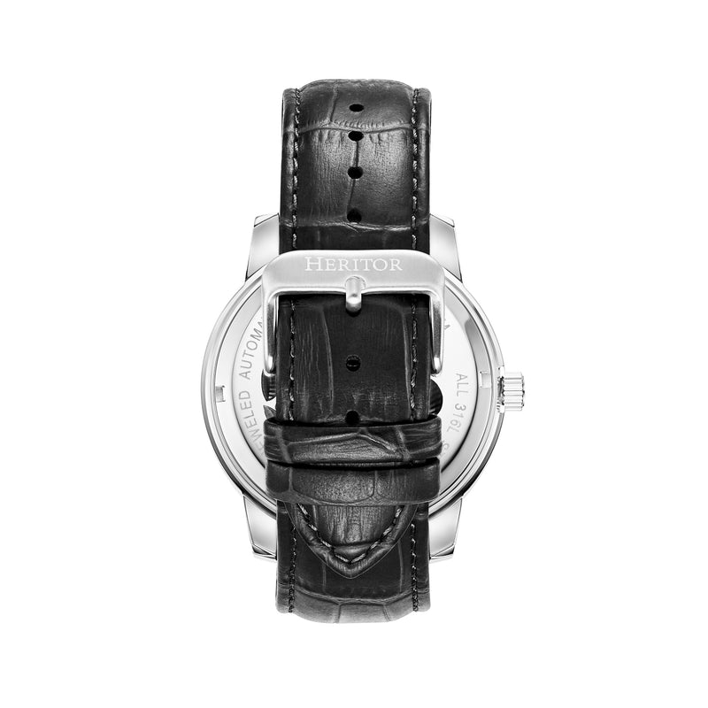 Emmanuel Semi Skeleton Custom Dial Black/Silver MULTICOLOR Dial