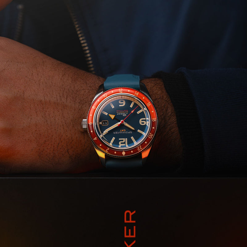 Spinnaker Fleuss GMT Automatic Blue / Stainless Steel | Blue Dial