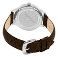 Vogue-560.01 Brown Leather | Silver Dial