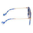 Aaliyah Blue Tortoise/Rose Gold |  Dial