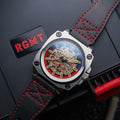 Altimeter Skeleton Automatic Black / Leather | Black Dial