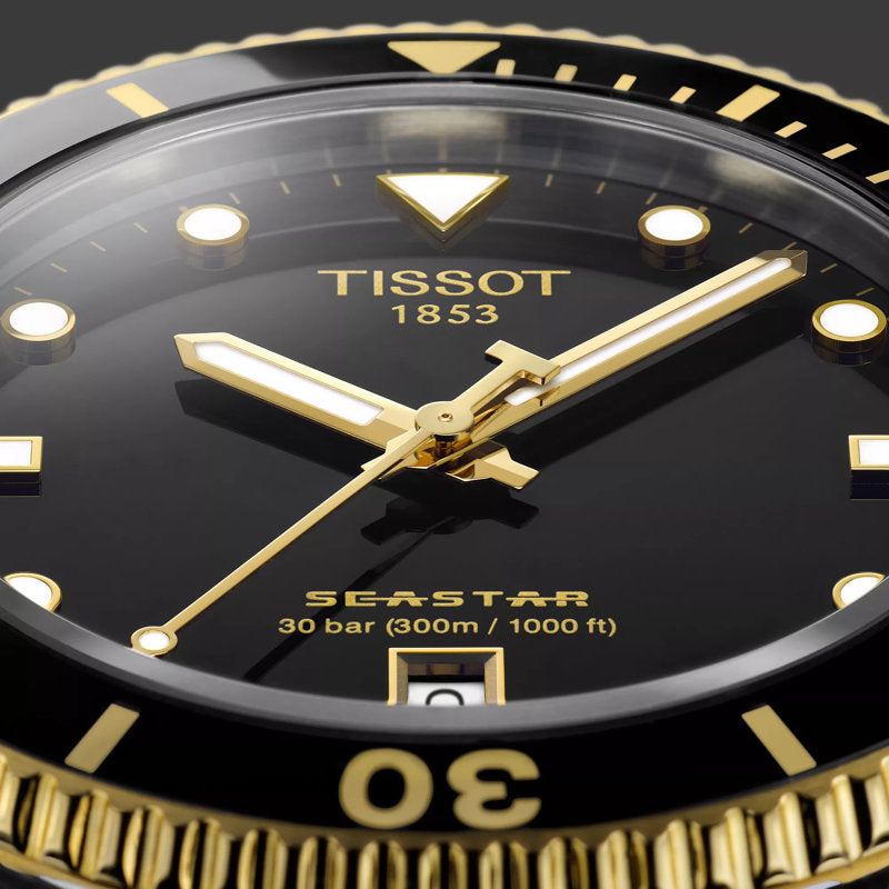 Seastar 1000 40mm Black / Rubber |  Dial