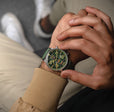 Coningham Chronograph Green / Leather | Green Dial