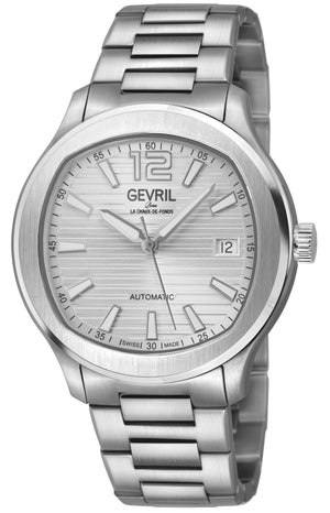 Stuyvesant Swiss Automatic, 316L Stainless Steel Case, White Dial, 316L Stainless Steel Bracelet White Dial