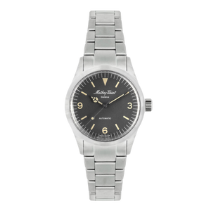 MT-369  Special Edition Black Dial With Vintage Lume / Stainless Steel Bracelet Black Dial
