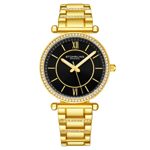 Aria Quartz Classic Gold/Black | Black Dial