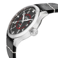 Vaughn Gevril Sellita SW330 GMT Swiss Made Pilot watch | Black Dial
