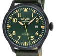Vaughn Gevril Sellita SW200 Pilot Watch Olive | Green Dial