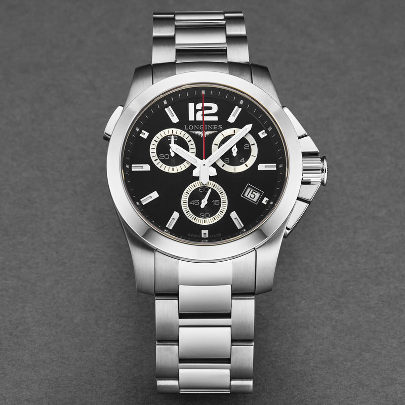 Conquest L37024566 / Black | Black Dial