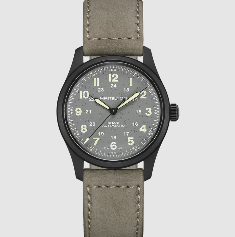 Khaki Field Titanium Auto | Gray Dial