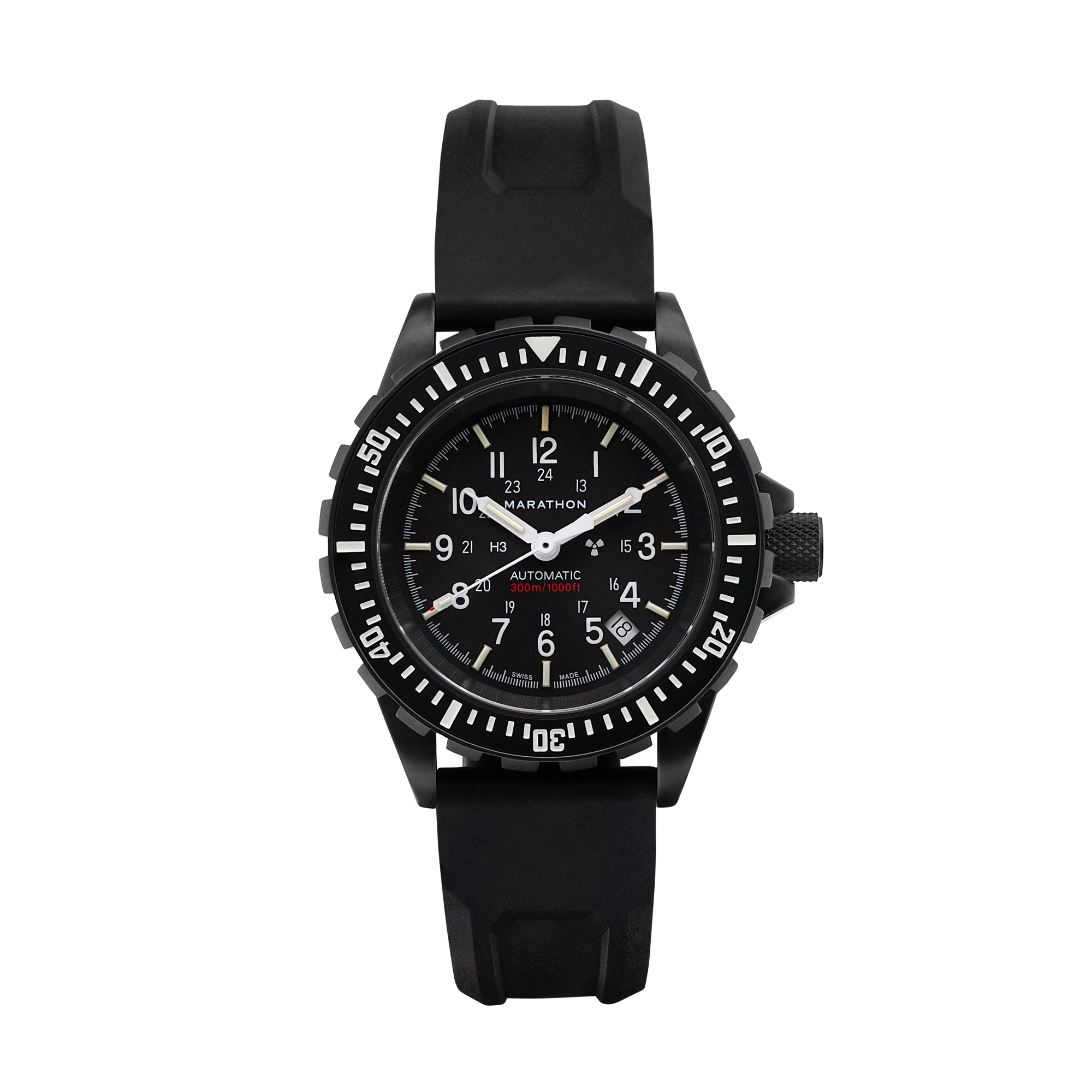 Dive BLACK/BKSS 3PC RUBBER (WW194006BK-0030) | Black Dial – Watch Gang