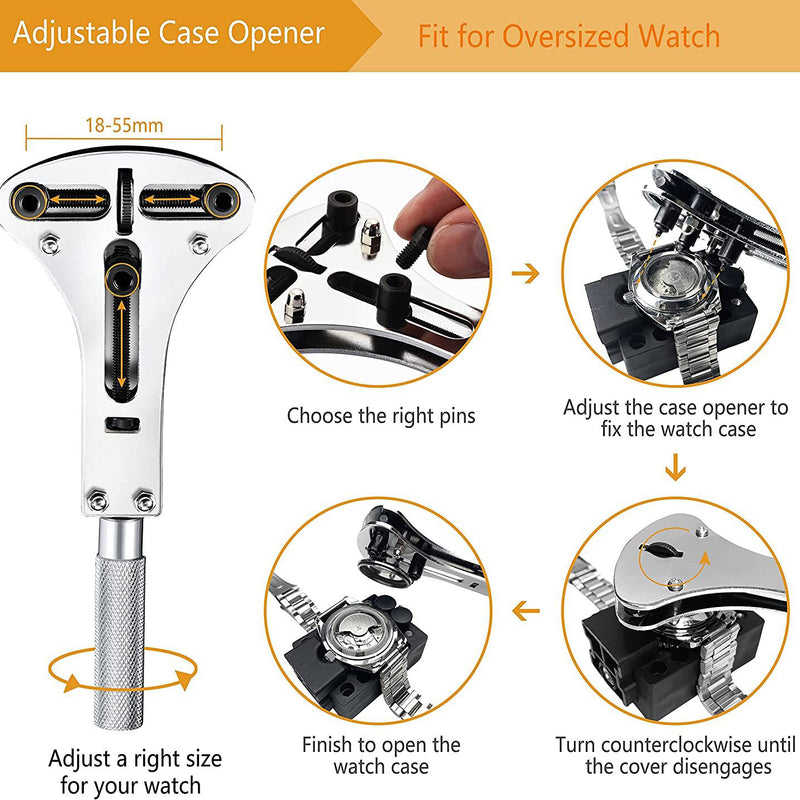 147 Piece Watch Tool Kit Watch Gang