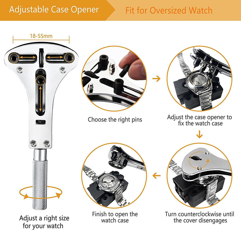 147 Piece Watch Tool Kit Strumento