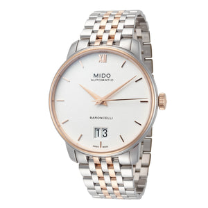 Mido 40mm / Silver / Silver | Silver Dial